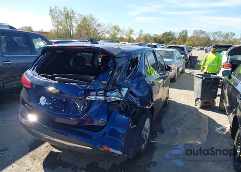 2022 Chevrolet Equinox Fwd Lt from USA, damaged, VIN 2GNAXKEV2N6111123